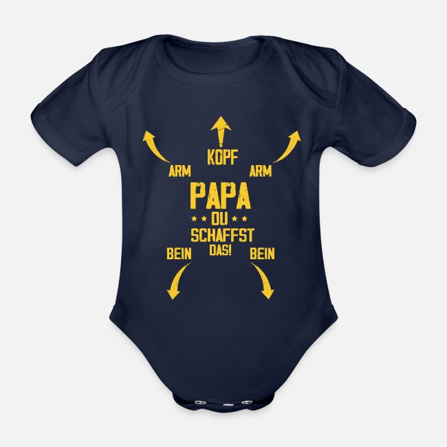Lustiger Baby Body als Geschenk für den Papa