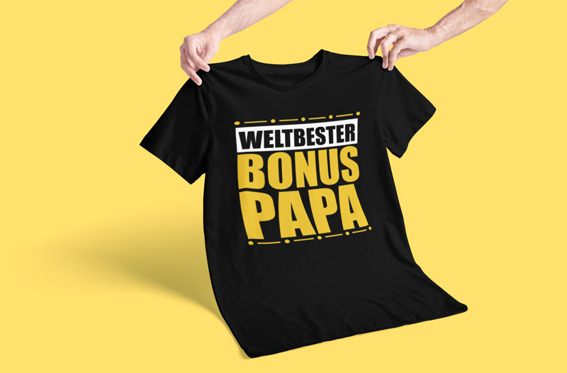 Weltbester Bonus Papa T-Shirt