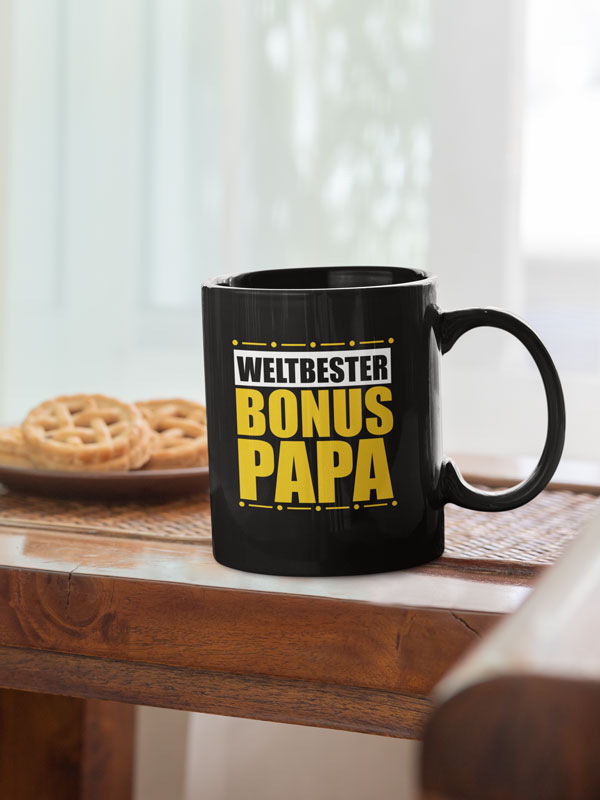 Weltbester Bonus Papa Tasse