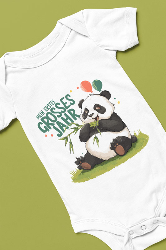 Pandabär "Mein erstes grosses Jahr" 1 Geburtstag