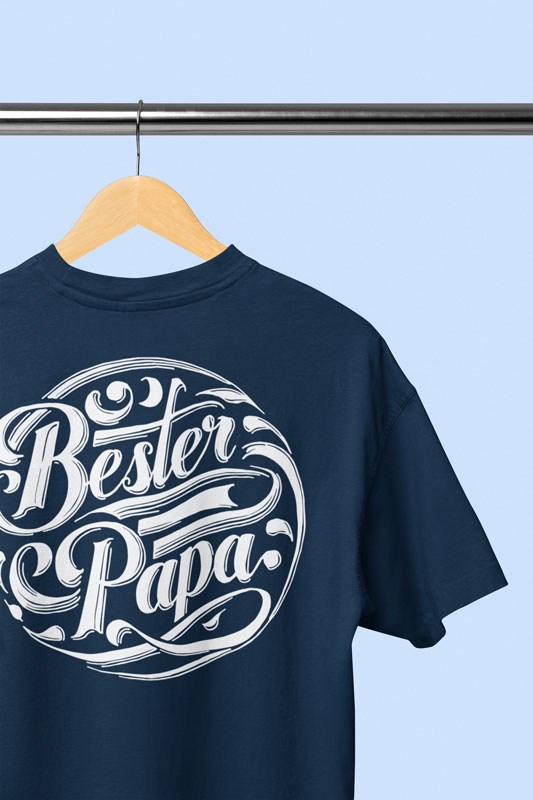 Bester Papa T-Shirt Geschenk